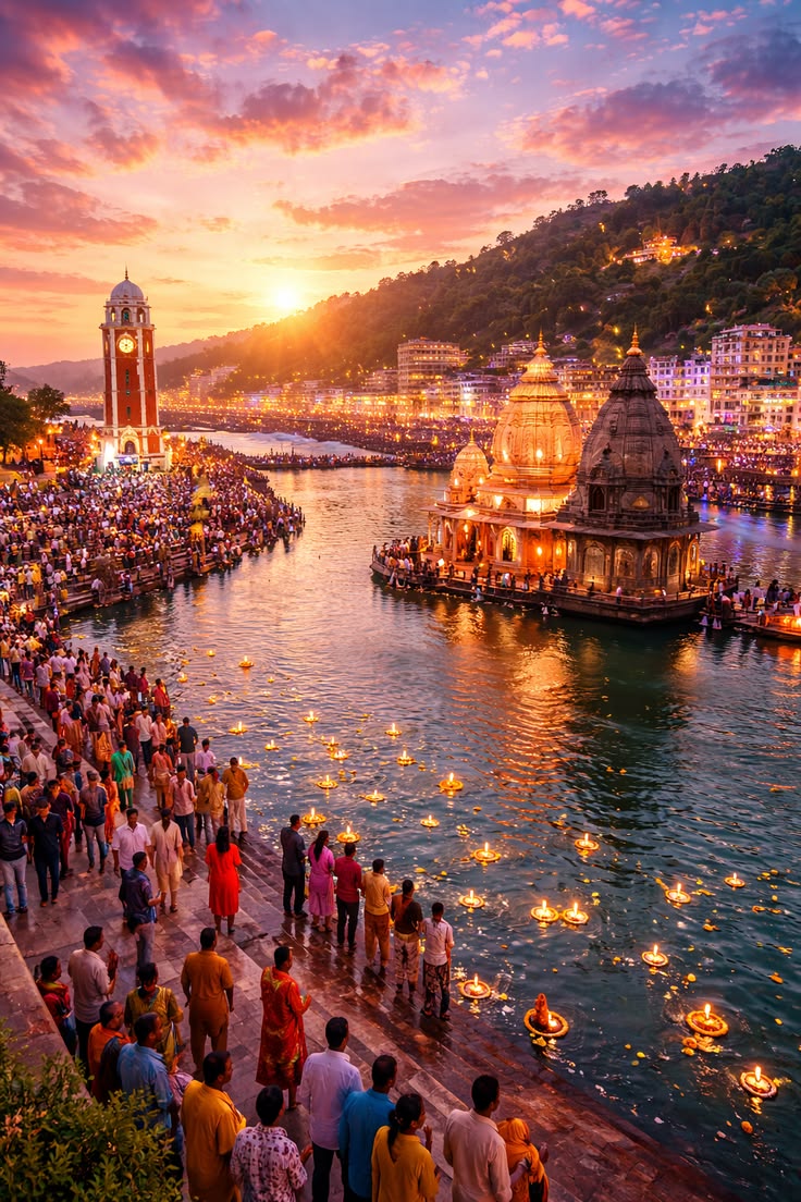Haridwar shrine in the Himalayas
